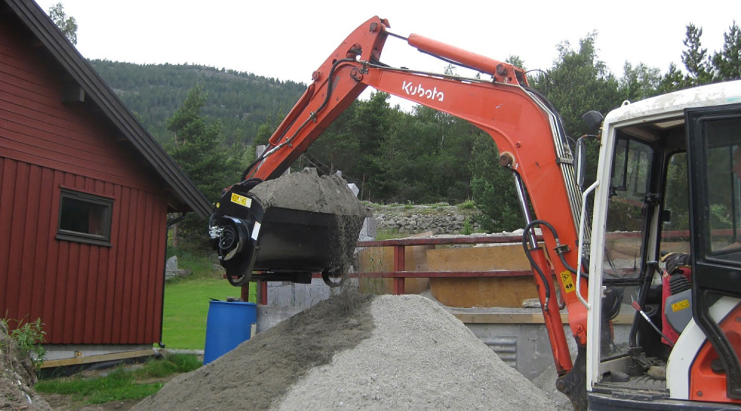 Betonmischschaufeln Baggeranbau Bautec Machinery.